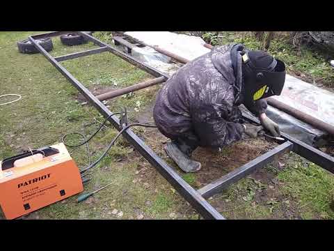 Видео: Ленточная пилорама ч1 направляющие.