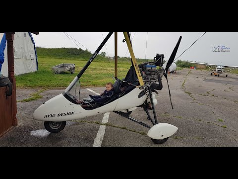 Видео: Първи опит за летене | Мотоделтапланер