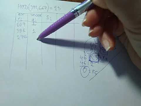 Видео: Обобщенный алгоритм Евклида