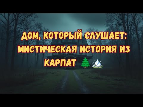 Видео: 🫣Дом, который слушает: мистическая история из Карпат🌲🏔️#Карпаты #МистическаяИстория #СтрашныеИстории