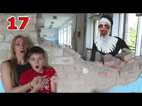 Видео: Монахиня в заброшенной школе в реальной жизни! 17 серия Тайна МАСКИ Evil Nun in real life