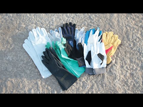Видео: Виды рабочих перчаток