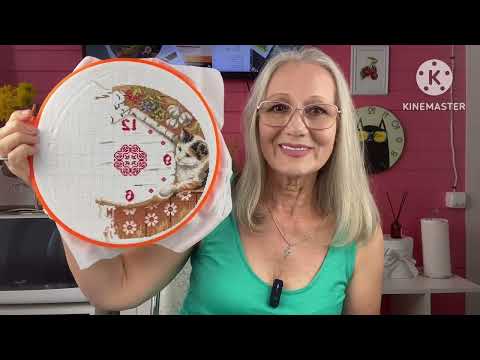 Видео: Воскресный кофе с Настей.☕️✨Что вышила🪡, что связала🧶, кошечка Нюся🐈, дача🏡.