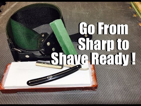 Видео: Опасная бритва — от острой до готовой к бритью!