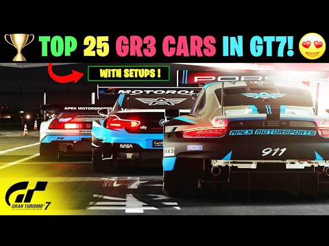Видео: 25 САМЫХ БЫСТРЫХ машин GR3 в Gran Turismo 7 (с настройками!)
