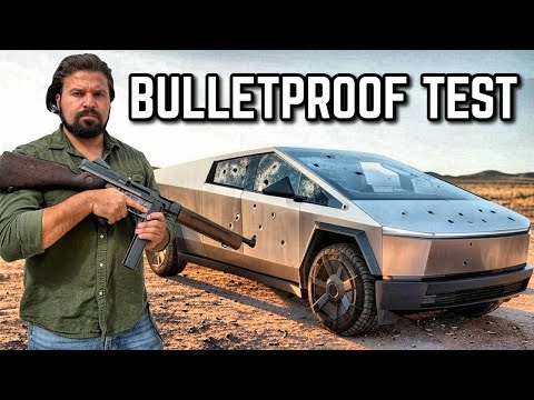 Видео: Настоящий Тест Пробития Кузова Кибертрак // Brandon Herrera на Русском