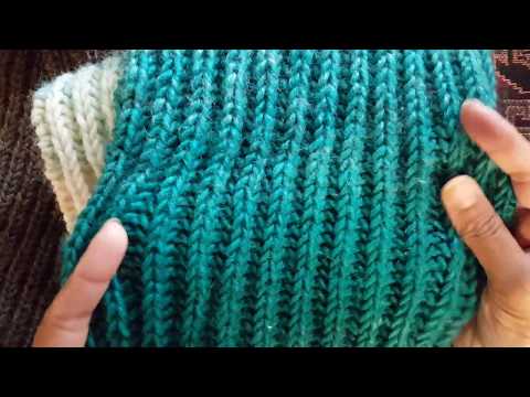 Видео: Как вязать одноцветный узор бриошь: урок от Knittycat's Knits