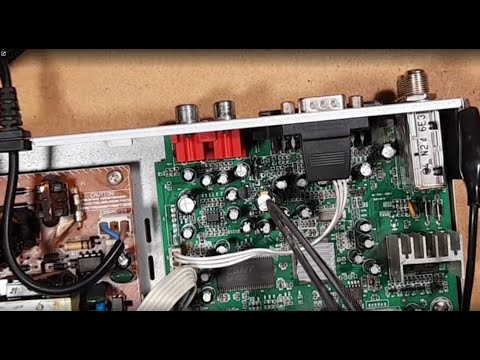 Видео: EVROSKY 4050s . Проблема с изображением (горизонтальные полосы) Ремонт globo 4100c