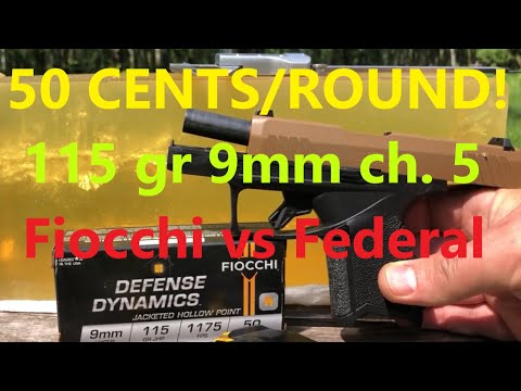 Видео: Тест Taurus GX4 115 gr 9mm: дешевые экспансивные пули Fiocchi Defense Dynamics против Federal Tra...