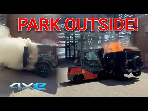 Видео: Пожар на Jeep 4xe попал на камеру: отзыв расширен до 375 000 автомобилей