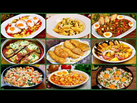 Видео: 9 вкусных идей, как поесть без мяса. (Средиземноморский стиль 🌿🐟)