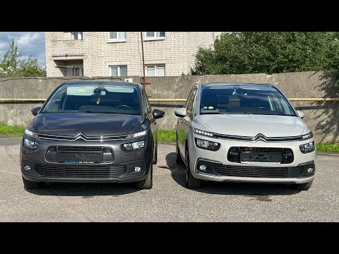 Видео: Citroen C4 Spacetourer. Короткий vs Длинный. 1.2 бензин-1.5 дизель. Псков.