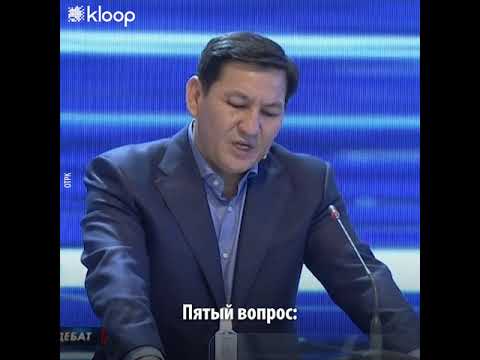 Видео: Абдиль Сегизбаев на дебатах вновь заявил о связи Садыра Жапарова с Бакиевыми