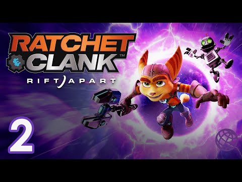 Видео: Ratchet and Clank Rift Apart прохождение без комментариев - часть 2 ➤ Рэтчет и Кланк Сквозь Миры #2