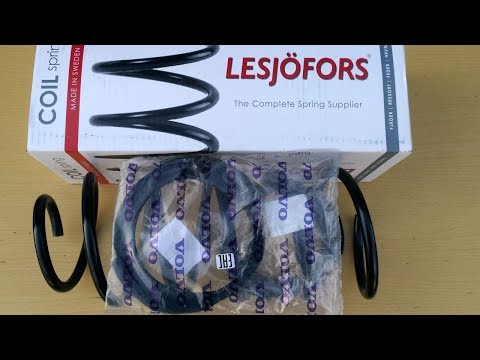 Видео: Замена передних пружин Вольво S60, S80.