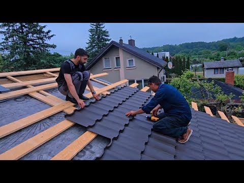 Видео: Делаем крышу в Прибалтике