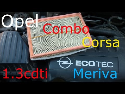 Видео: Что нужно знать при замене воздушного фильтра двигателя Opel .