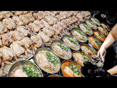 Видео: Это потрясающе! Популярный Seafood Bomb Chicken Noodle Master / Корейская уличная еда