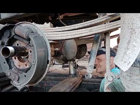 Видео: Замена заднего моста на Газели.