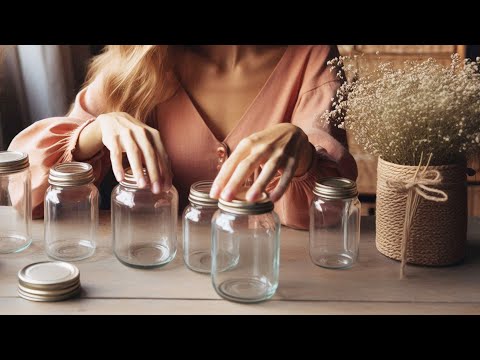 Видео: DIY ✨ 3 потрясающие идеи для фонарей из стеклянных банок! | Домашний декор | Рукоделие