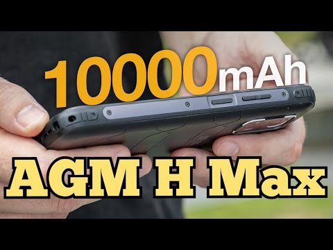 Видео: "Броник" AGM H MAX, 4(+4)/128, NFC, 10000 mAh, Unisoc T606. Знакомимся!