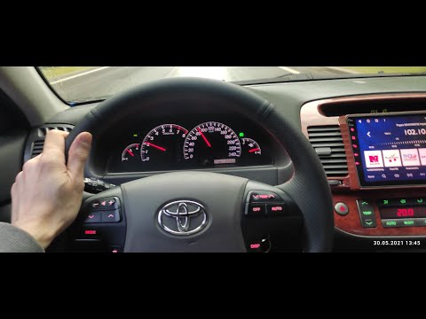 Видео: Toyota camry 30 установка руля от camry 40