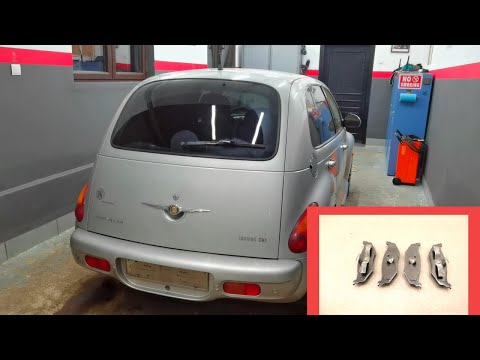 Видео: Как заменить задние тормозные колодки на Chrysler Pt Cruiser