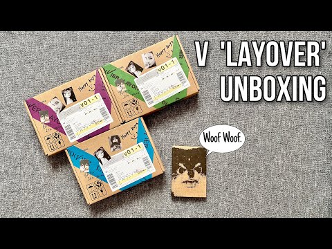 Видео: V (BTS) 'LayoVer' (Full set + weverse) | Unboxing | Обзор | Распаковка | Анбоксинг