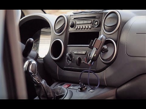 Видео: Надежное крепление телефона для citroen berlingo или peugeot partner