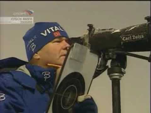 Видео: биатлон кубок мира 2005-2006 4 этап Оберхоф эстафета мужчины