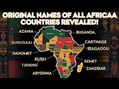 Видео: Названия, которые они стёрли: как назывались африканские страны до колонизации и что они означали