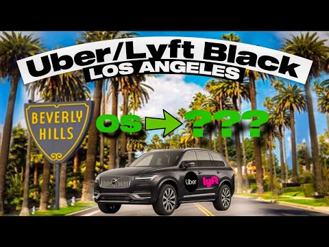 Видео: Uber Black в Лос Анджелесе на Volvo XC90 | Lyft Black