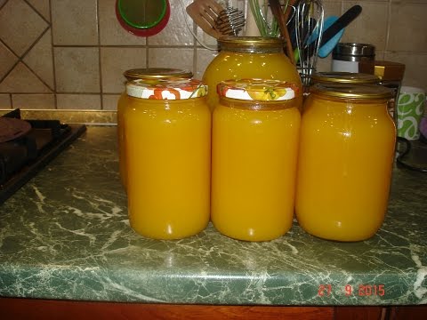 Видео: Домашние хлопоты.Тыквенный сок с апельсинами на зиму.