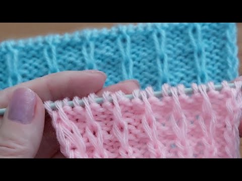 Видео: Простой 👍узор спицами для мужского свитера, пуловера, женского кардигана, жилета.