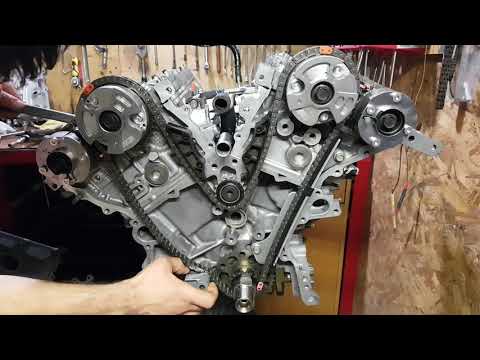 Видео: Установка цепи грм 2GR TOYOTA LEXUS