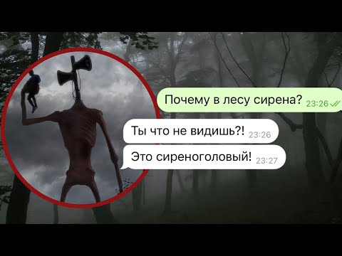 Видео: моя подруга встретила сиреноголового в лесу