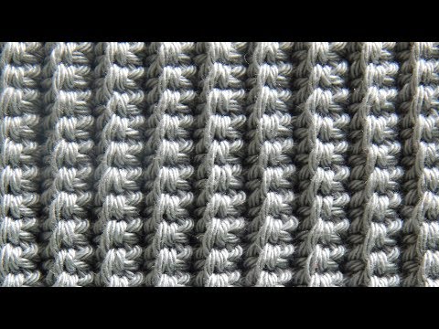 Видео: Резинка крючком столбиками без накида