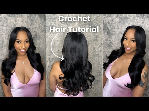 Видео: МОЖЕТЕ ПОВЕРИТЬ, ЧТО ЭТО ВЯЗАНО КРЮЧКОМ 😱 | Установка прямых человеческих волос Light Yaki | HotB...