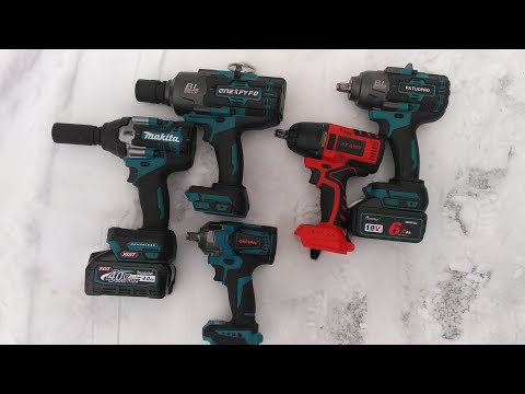 Видео: Сравнение китайских гайковертов с гайковертом Makita TW007GZ XGT 40V 1100 Нм