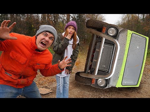 Видео: Дал девушке внедорожник, чтобы научить ее водить, а она...