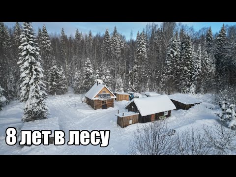 Видео: ДЕД 8 ЛЕТ один живет в лесу. Спокойная жизнь вдали от всех