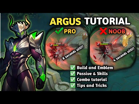 Видео: УЧЕБНИК ARGUS 2025 | Учебник Argus для начинающих. НОВОЕ ОБНОВЛЕНИЕ | Mobile Legends