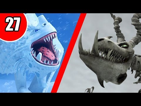 Видео: СНЕЖНЫЙ ПРИЗРАК vs КОСТОЛОМ. Кто круче из этих драконов?