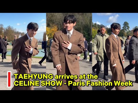 Видео: В ПРЯМОМ ЭФИРЕ 🔴 Тэхён на показе CELINE на Неделе моды в Париже (2025)