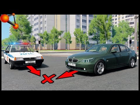 Видео: МИГАЛКИ Не ПОМОГЛИ? АВАРИИ На ПЕРЕКРЕСТКЕ! - BeamNg Drive