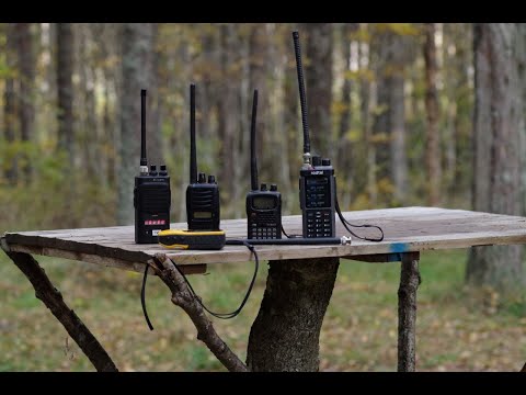 Видео: Так что же эффективней для леса? Егерь, TTI, Yaesu, Radtel. Диапазоны 27 и 145 МГц.