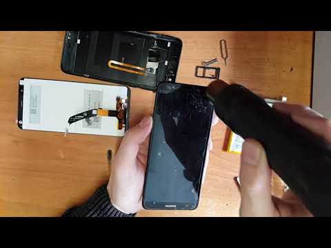 Видео: Huawei P smart замена дисплея