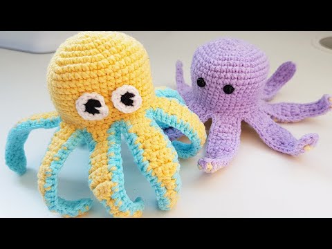 Видео: НОВЫЙ Осьминог-перевертыш крючком. Мастер-класс/Игрушка-перевертыш