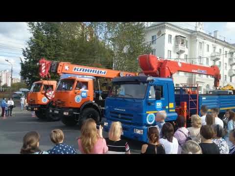 Видео: День города Чебоксары. 550 лет. Парад городской техники