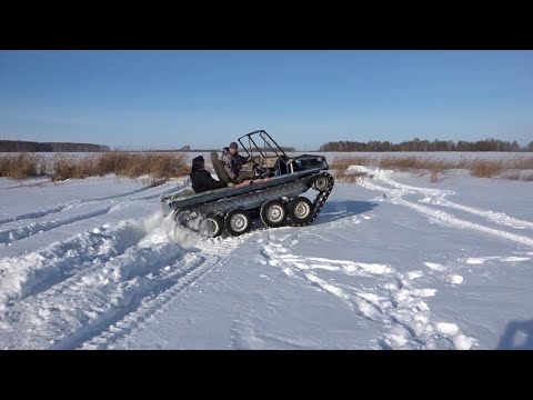 Видео: Зимние испытания. Вездеход Рашер.